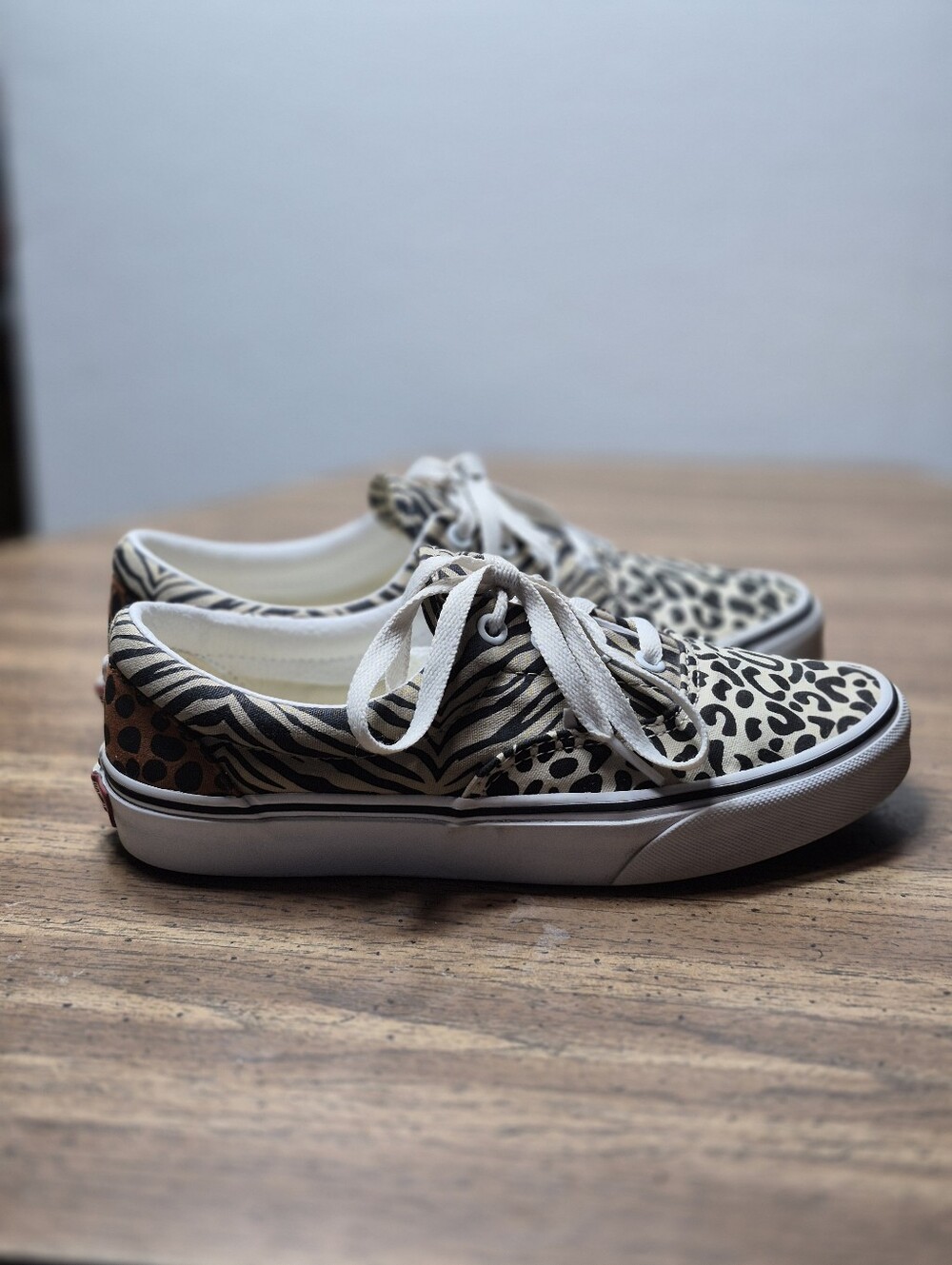 Vans Era Safari Animal Print Women's 7.5 Sneaker Skate Shoes -euc- - Picture 4 of 10